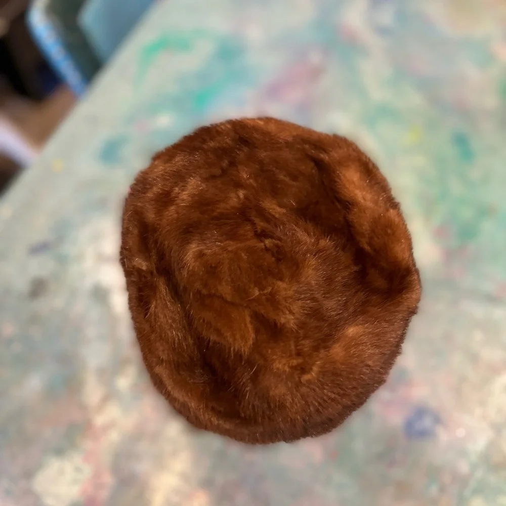 Mid Century Fur Barrette